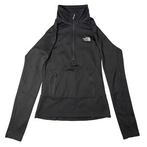 The North Face Pullover Womens XS Black Half‎ Zip Long Sleeve Outdoor Layering